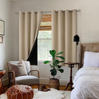 BGment Short 100% Blackout Curtains - Image 2