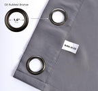 MIUCO 1 Pair Thermal Insulated Grommet 52-Inch-by-95-Inch Blackout Window - Image 7