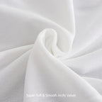 SyMax 7.8"x38" Body Pillow for Twin Bed, Memory Foam Bolster w/Removable Velvet - Image 7