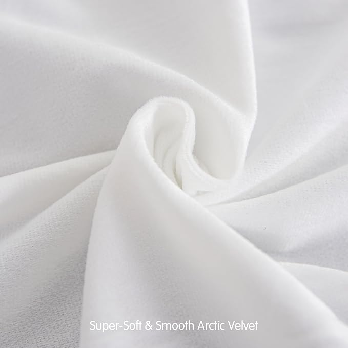 SyMax 7.8"x38" Body Pillow for Twin Bed, Memory Foam Bolster w/Removable Velvet - Image 7