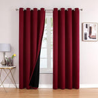 ChrisDowa 100% Blackout Curtains 108 inch Long by ChrisDowa