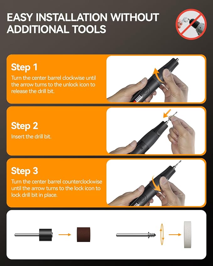 Cordless Rotary Tool, 8V Multi Tool - Image 5