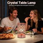 TOBUSA Crystal Rechargeable Cordless Table Lamps Set of 2, Wireless Lamps - Image 8