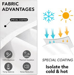 Deconovo Total Blackout Curtains 2 Panels W42 x L72— 100% Blackout, Thermal - Image 2