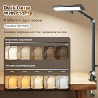 LIONVISON Desk Lamps for Home Office: 2 in 1 Eye-Caring Modern LED Desk Lamp - Image 5