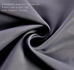 MIUCO 1 Pair Thermal Insulated Grommet 52-Inch-by-95-Inch Blackout Window - Image 4