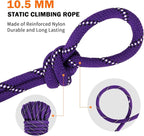 AOLEBA 10.5 mm Static Climbing Rope 10M 20M 30M 50M 70M Outdoor Rock Climbing - Image 7