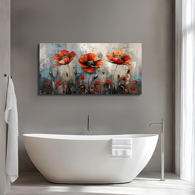 SERIMINO Large Wall Art for Living Room, Nature Floral Botanical Canvas Prints - Image 6