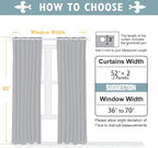 ChrisDowa 100% Blackout Curtains 80 inch Long - Image 6