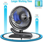 BESKAR Portable Clip on Fan Rechargeable, 4 Speeds Small Battery Operated Fans - Image 6