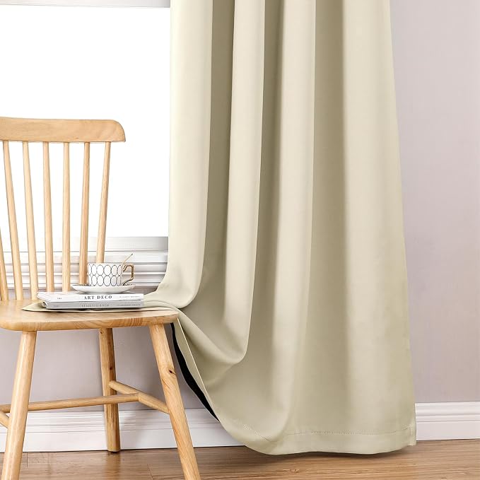 ChrisDowa 100% Blackout Curtains 120 inch Long - Image 7