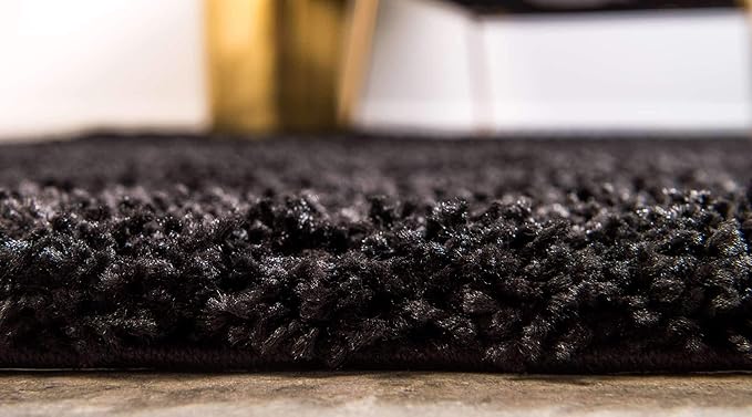 Unique Loom Solid Shag Collection Area Rug - Image 4