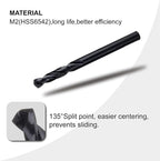 Quick Change Hole Saw Mandrel, 7/16-Inch and 3/8 Inch Hole Saw Arbor - Image 3