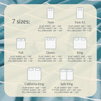 LuxClub 4 PC Queen Sheet Set, Deep Pockets Wrinkle Free Cooling Bed Sheets - Image 7