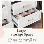 Metal Small Dresser for Bedroom, 3 Drawer Dresser - Image 5
