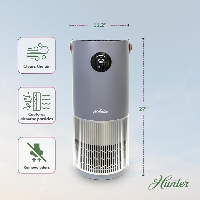Hunter Fan Company Humidifier and Air Purifier In One, Advanced Filtration Air - Image 7