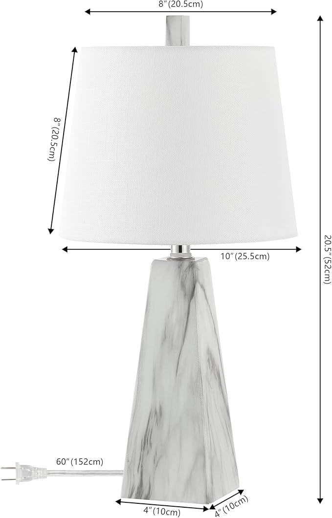 JONATHAN Y JYL1037A-SET2 Owen 20.5" Resin LED Table Lamp Contemporary, Living - Image 4