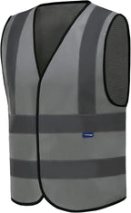 AYKRM 12 colour High visibility viz vest hi vis viz reflective work by AYKRM