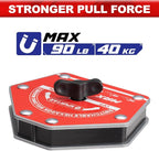 Spurtar Switchable Welding Magnets 90lbs Welding Clamps On Off Magnet Holder - Image 2