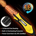 ROMECH 350W Heat Gun with 2 Nozzles, Dual Temp Heat Gun 400°F-660°F, Fast Heat - Image 3