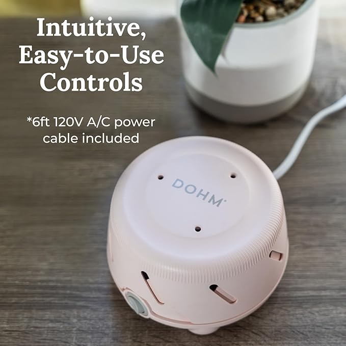 Yogasleep Dohm Uno White Noise Sound Machine, Natural Pink Noise from a Real Fan - Image 6