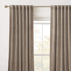 RYB Home Bedroom Curtains Heavy Velvet, Room Darkening Privacy Window Curtains - Image 2