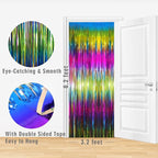 GOER 3.2 ft x 8.2 ft Metallic Tinsel Foil Fringe Curtains Party Photo Backdrop - Image 3
