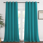 NICETOWN Peacock Teal Blackout Curtain by NICETOWN