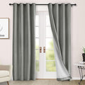 Macochico 100% Blackout Chenille Curtains by Macochico