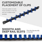 ALOANES 9 PC ABS Socket Organizer, 1/2 inch, 3/8 inch and 1/4 inch Drive Socket - Image 4