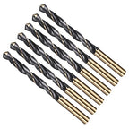 Drill Bit, 10mm Cutting Diameter, 4341 HSS Gold and Black 118° Cutting Angle by CoCud