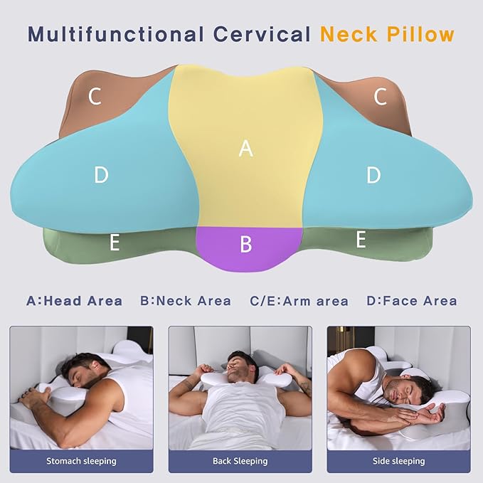 Extra High Loft Cervical Pillow - Image 4