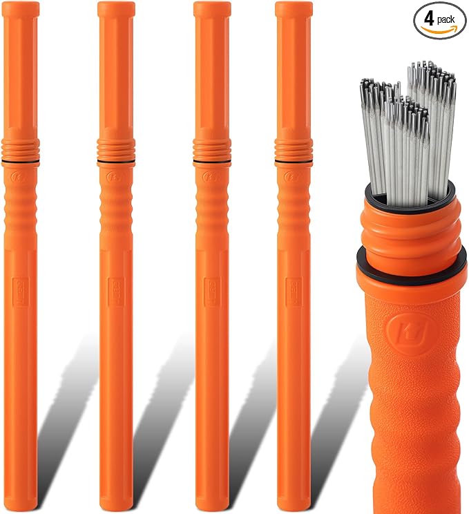 Tandefio 4 Pcs Welding Rod Storage Tube 40 Inch Tig Rod Storage Canisters by Tandefio