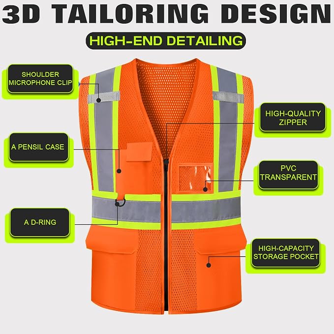 Safety Vest Customize Logo - Image 3