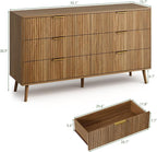 LYNSOM 55" Wide Fluted Dresser for Bedroom - Image 2