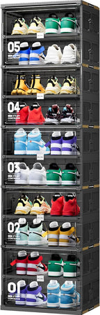 JEKO&JEKO 10-Tier Foldable Shoe Storage Cabinet by JEKOJEKO