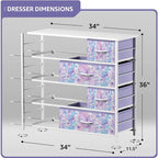 Sorbus Dresser with 8 Drawers - Image 3