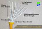 BORED? PARACORD! 550 lb Paracord - Image 2