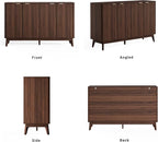 Sideboard Cabinet, Modern Fluted Storage Cabinet - Image 6
