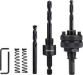 Hex Shaft Hole Saw Mandrel, 7/16-Inch and 3/8 Inch Hole Saw Arbor by GEINXURN