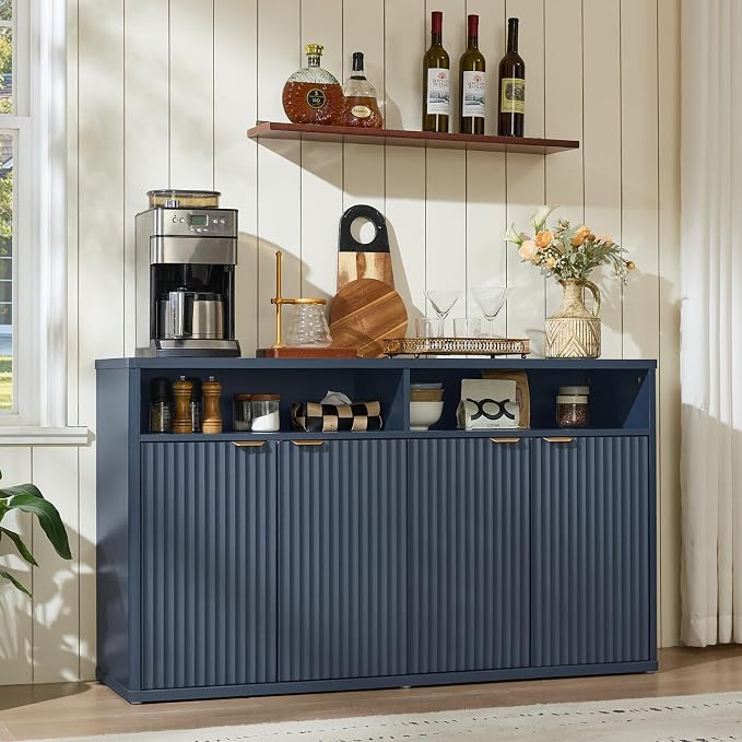 LEYAOYAO Fluted Buffet Cabinet - Image 8