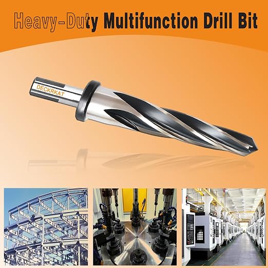 7/8" Reamer Drill Bit for Metal, M2 HSS Taper Reamer for Steel, Plastic to Align - Image 4