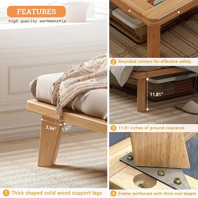 Queen Platform Bed Base - Image 4