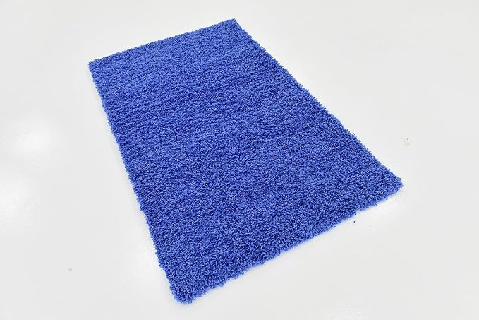 Unique Loom Solid Shag Collection Area Rug - Image 2