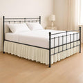 KRISHNA Ruffled Bed Skirt with Split Corners Full, 100% Microfiber Hotel Quality by Unknown
