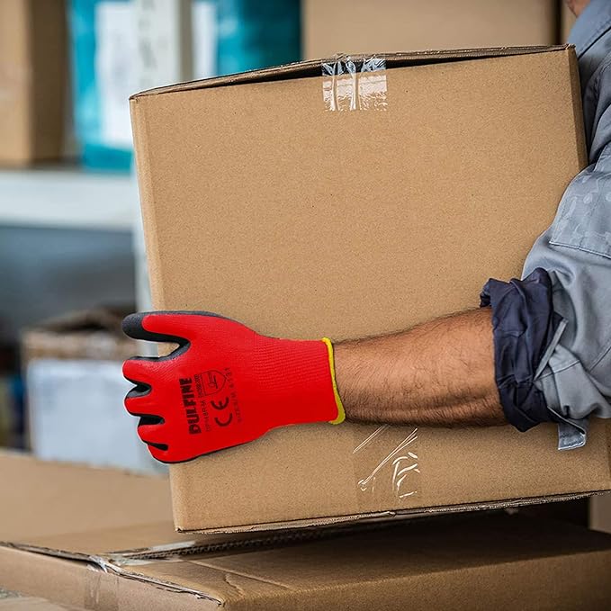 DULFINE Safety Work Gloves PU Coated - Image 3