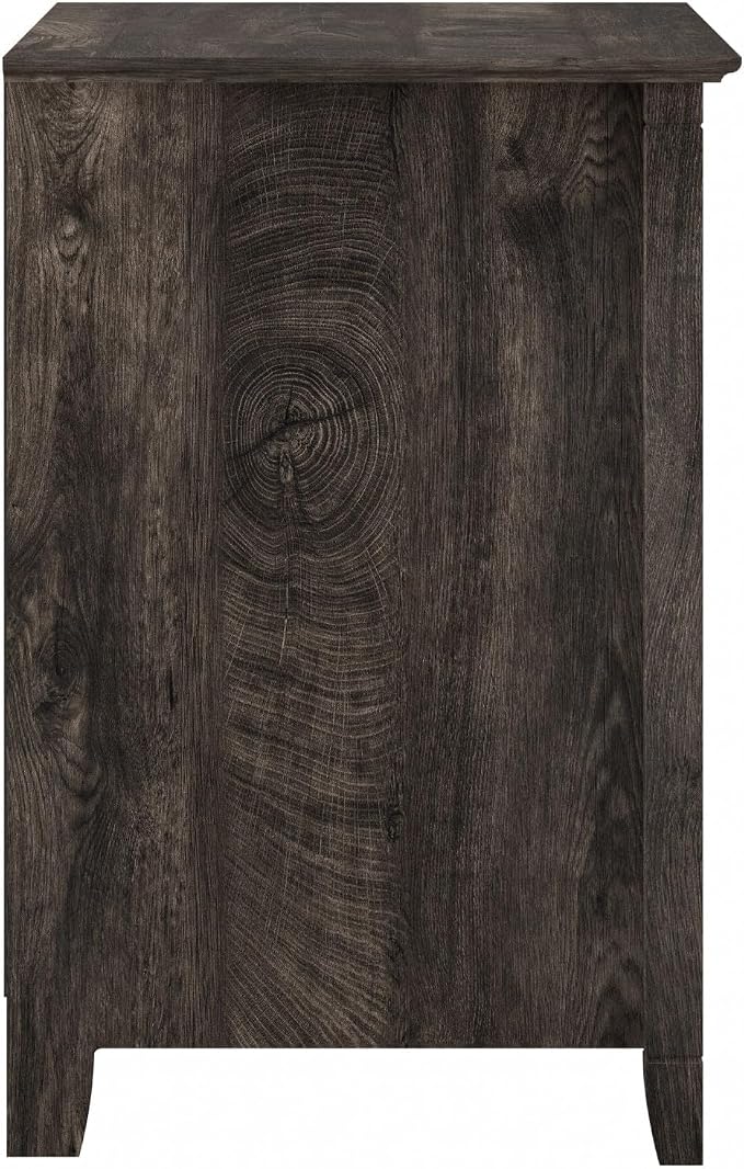 Bush Furniture Key West 2 Drawer Lateral File Cabinet in Dark Gray Hickory | - Image 9