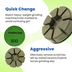 Diamond Floor Polishing Pucks for Terrazzo, Concrete Floor, 3 Inch 15mm Resin - Image 3