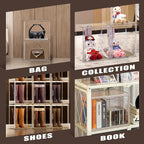 10 Pack Acrylic Shoe Box Size 14, X-Large Purse Handbag Organizer Clear Sneaker - Image 5