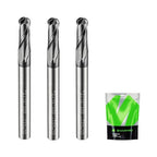 Carbide Ball Nose End Mills 2 Flute 3/16 Inch SHK. and Cutting Dia. 3D Carving by SHARPENYOURLIFESTYLE